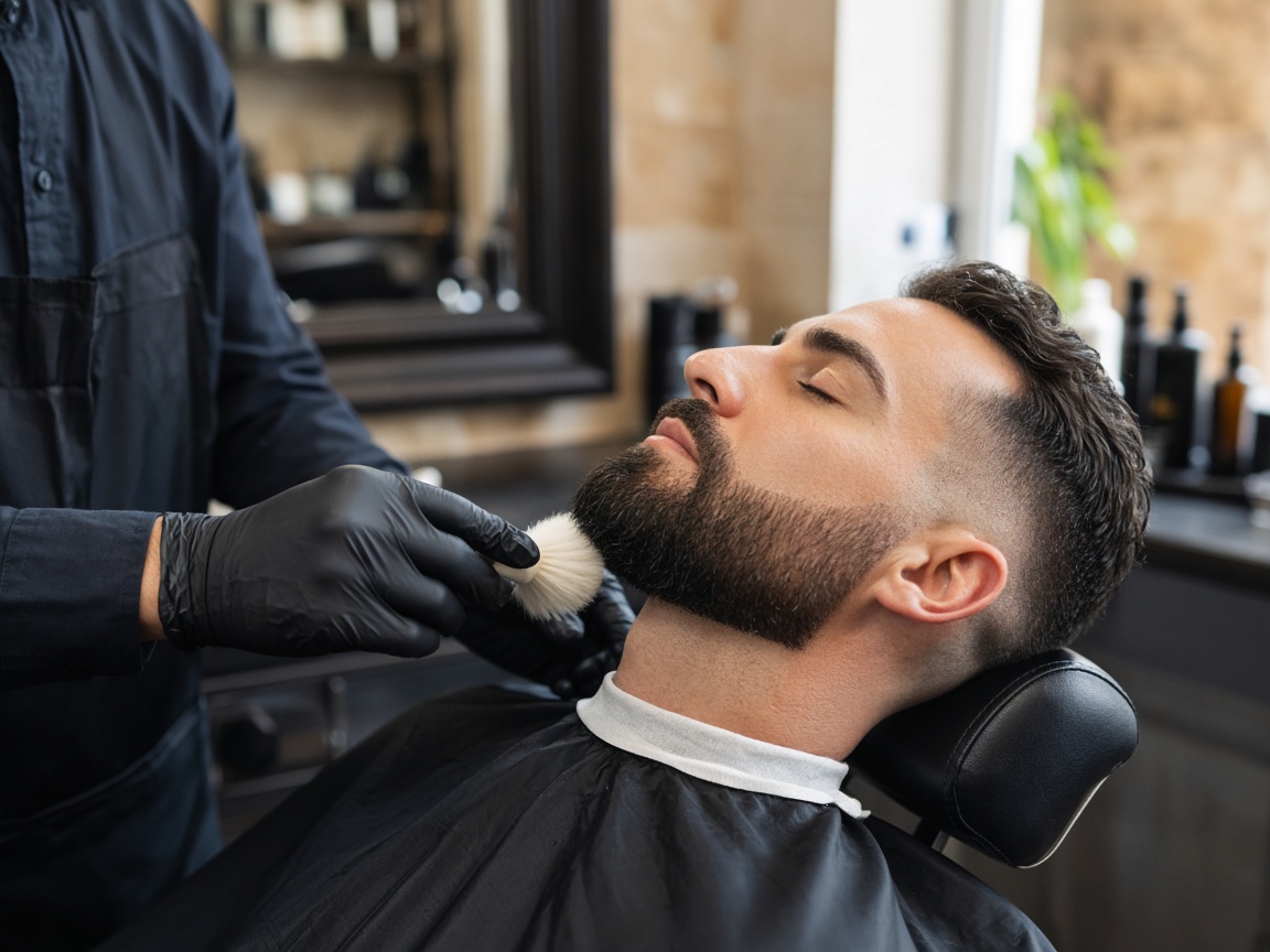 Beard trim at Studio Steadyroot