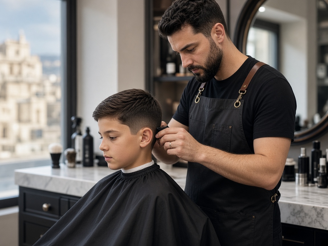 Kids cut at Studio Steadyroot